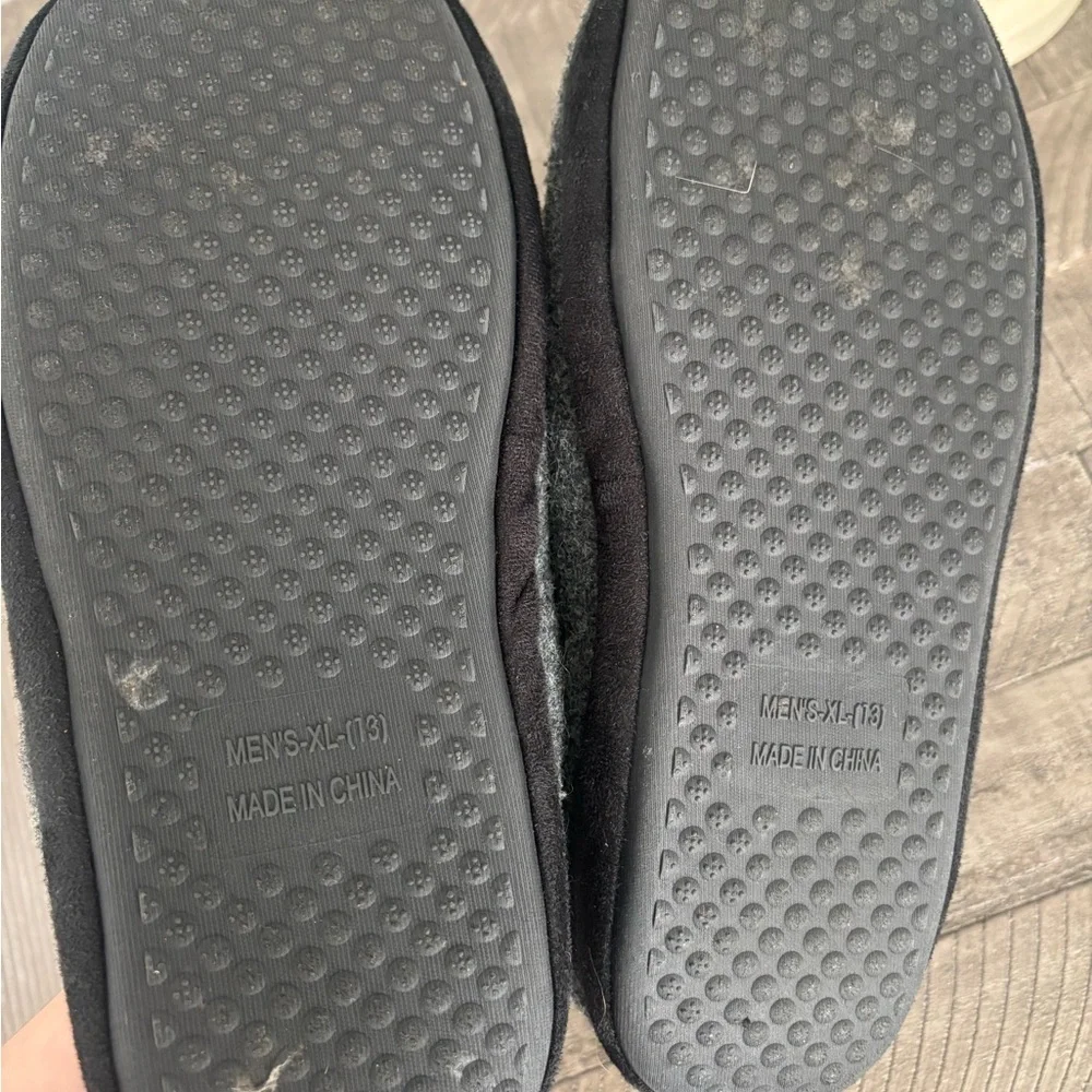 True Religion Men’s Chunky Cozy Gray Slippers XL Size 13